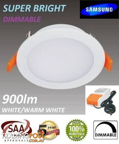 SYD WHOLESALE DIMMABLE 10W 12W 13W LED Downlight Kits Driver Plug