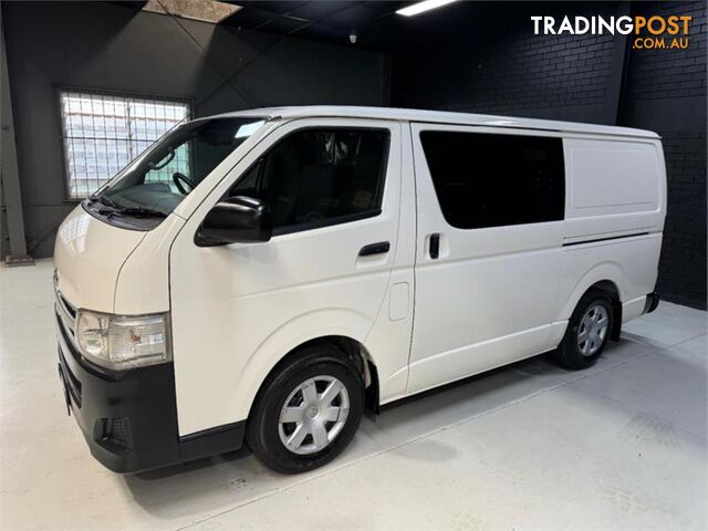 2013 TOYOTA HIACE LWB KDH201RMY12UPGRADE 4D VAN