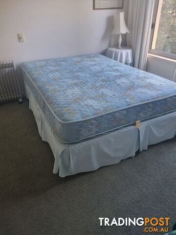 Perfect Spare Bed: double bed base and mattress
