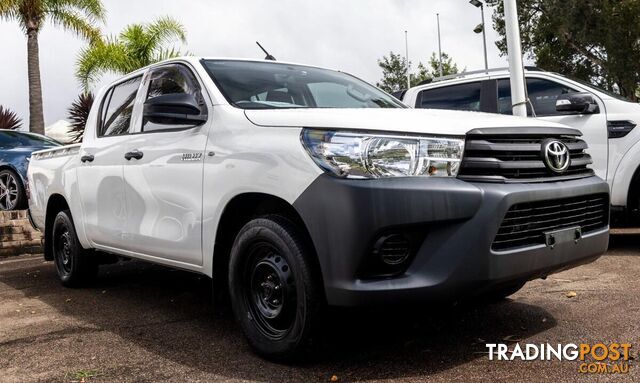 2018 TOYOTA HILUX WORKMATE DOUBLE CAB 4X2 TGN121R UTILITY