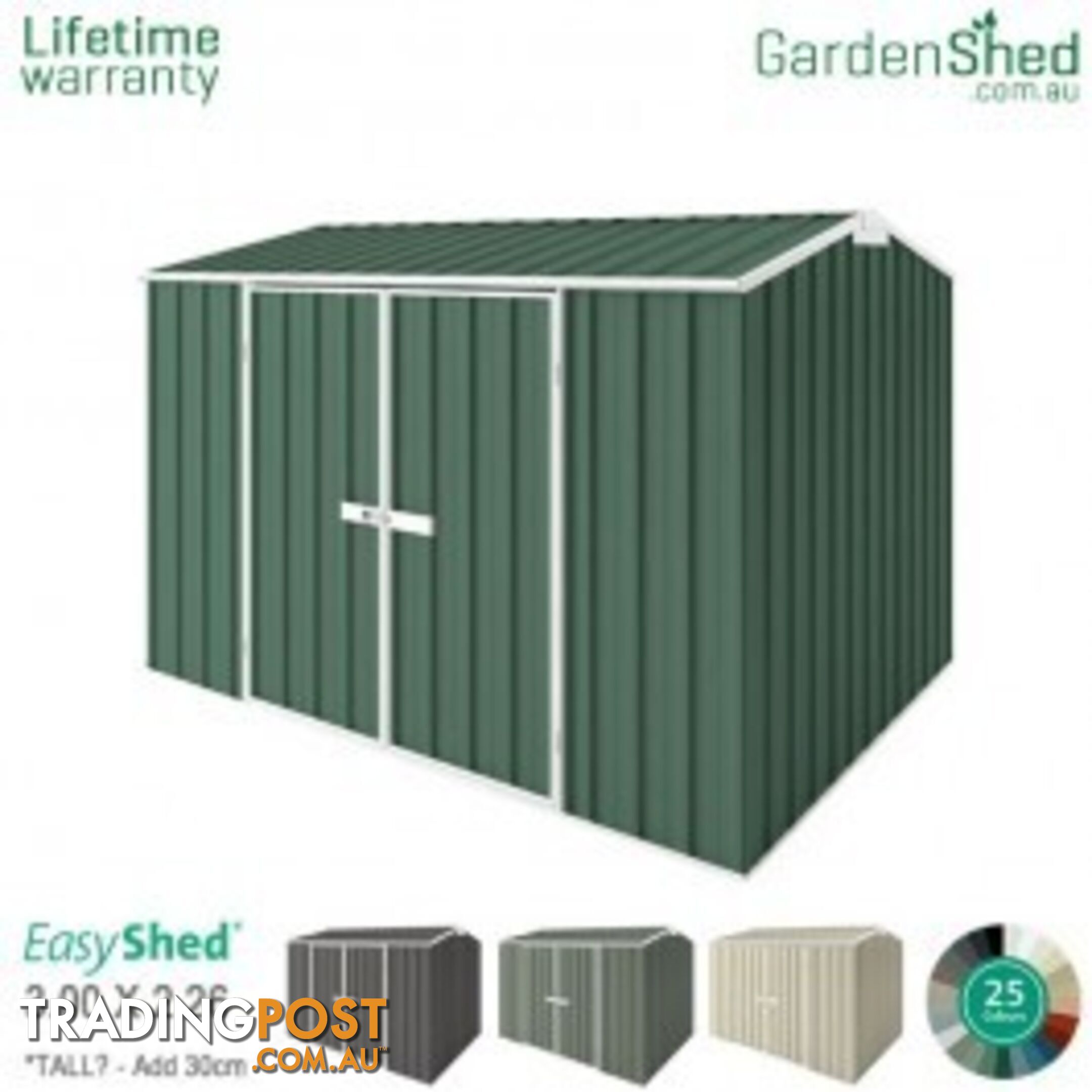 Garden Shed - 3.00m X 2.25m - *Free Delivery