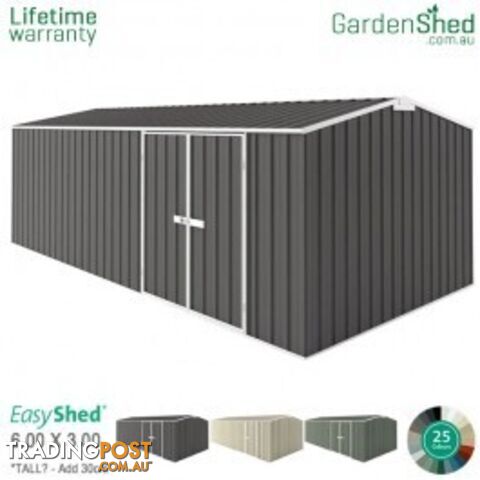 Garden Shed - 6.00m X 3.00m - Australia Wide Delivery / FREE ETALL