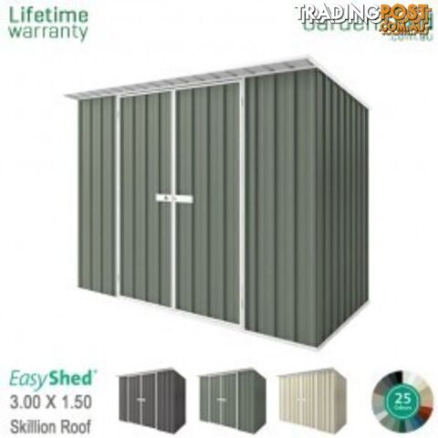 Garden Shed - 3.00m X 1.50m - FREE Home Delivery - Free Triple Upgrade