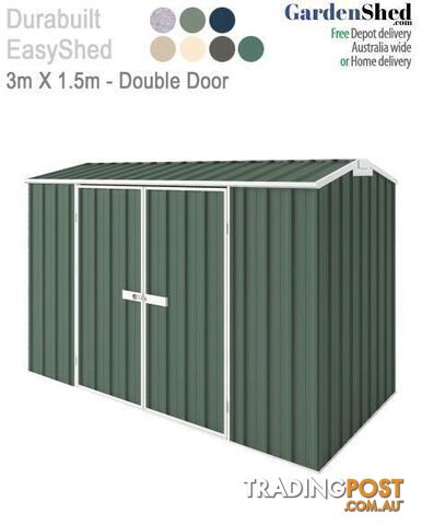 Garden Shed - 3.00m X 1.50m - *Free Delivery / FREE XTALL / 3 DAYS ONLY