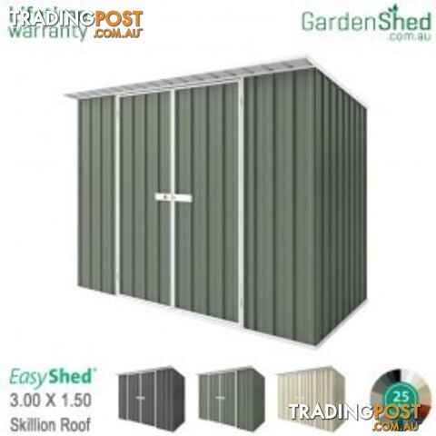Garden Shed - 3.00m X 1.50m - FREE Home Delivery