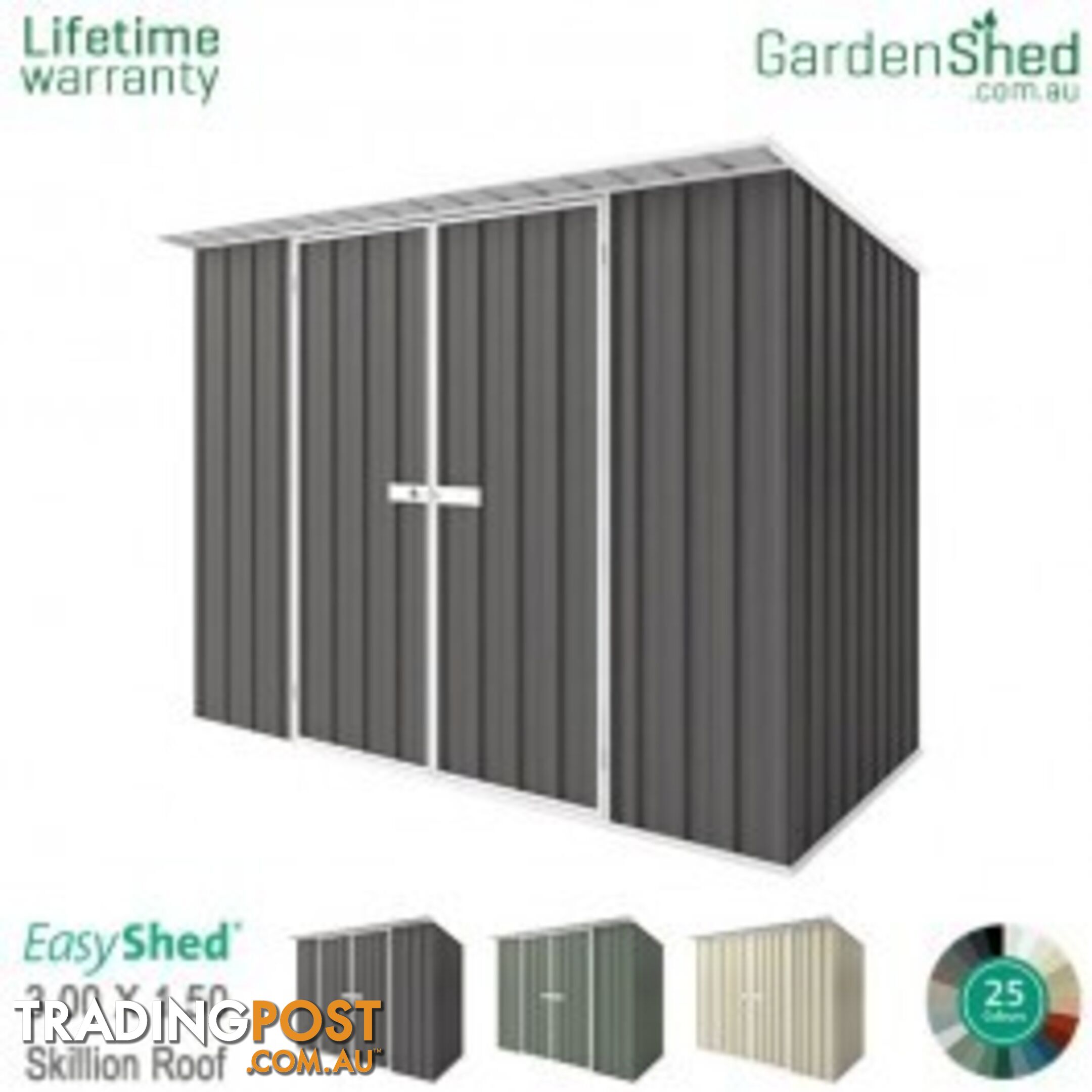 Garden Shed - 3.00m X 1.50m - Free Home Delivery - PRICE REDUCED FURTHER!