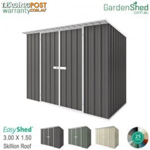 Garden Shed - 3.00m X 1.50m - Free Home Delivery - PRICE REDUCED FURTHER!