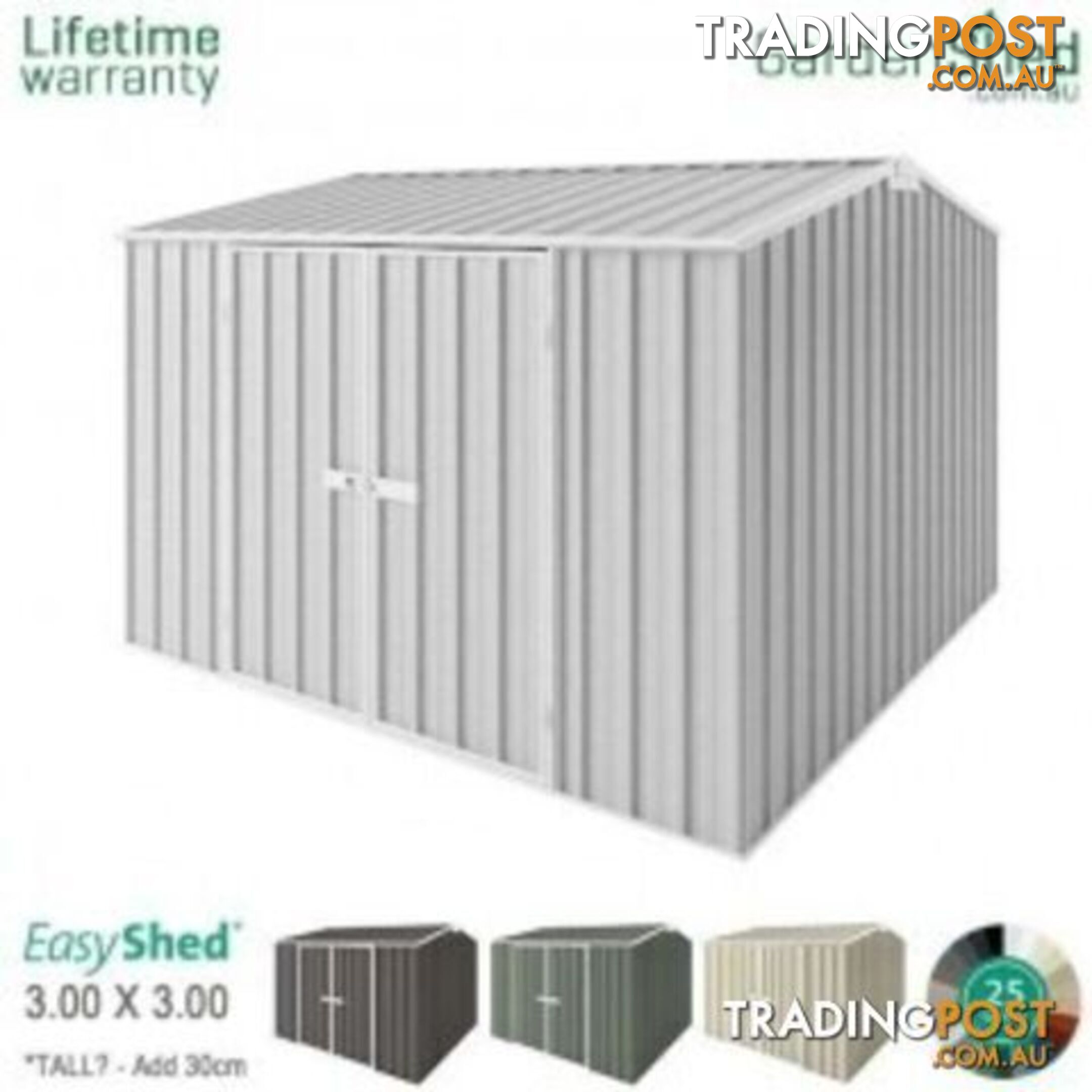 Garden Shed - 3.00m X 3.00m - Free Delivery* - Free Triple Upgrade