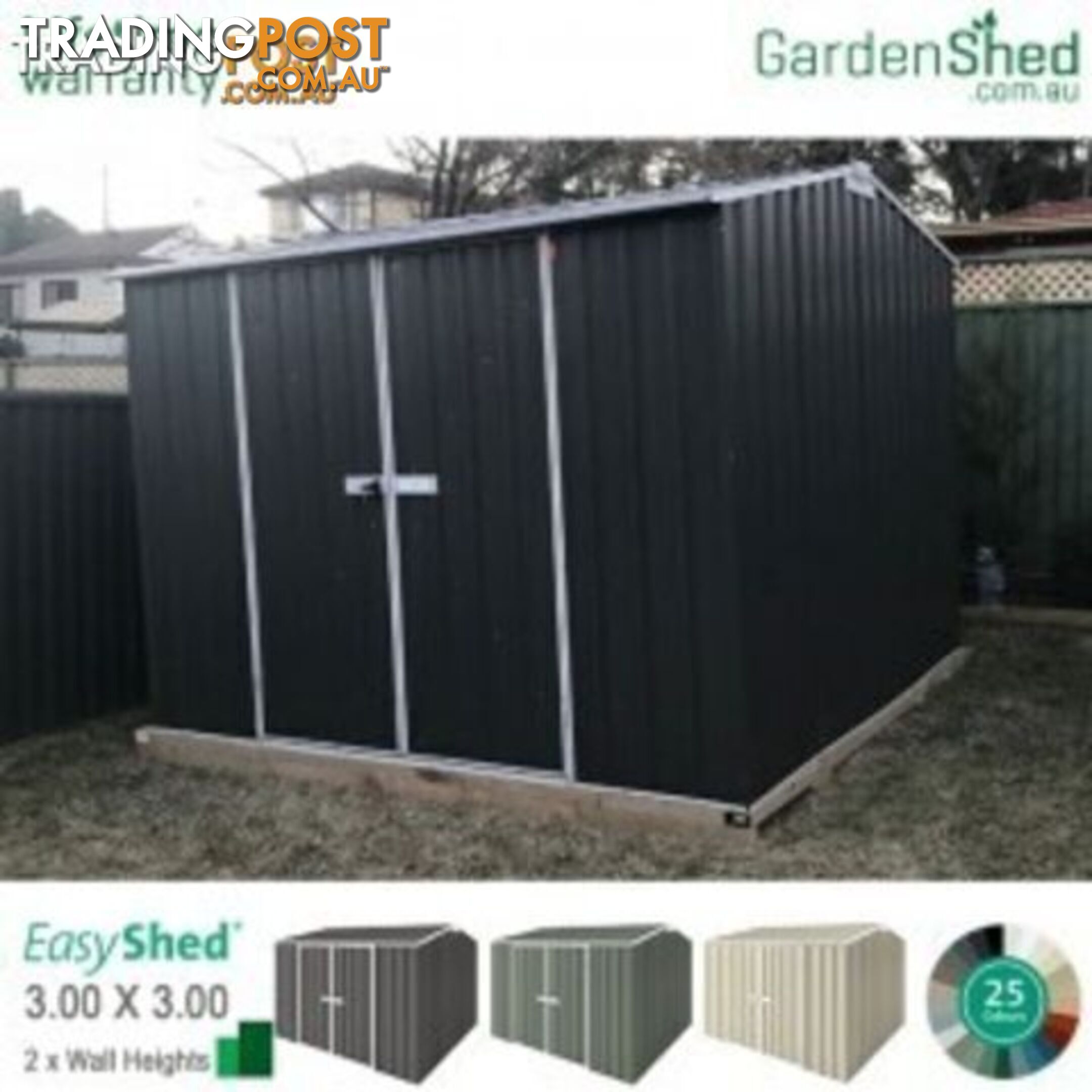 Garden Shed - 3.00m X 3.00m - Free Delivery* - Free Triple Upgrade