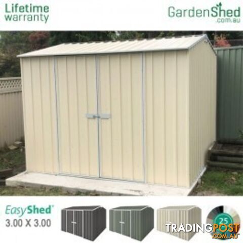 Garden Shed - 3.00m X 3.00m - Australia Wide Delivery