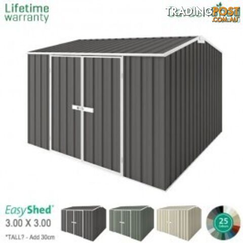 Garden Shed - 3.00m X 3.00m - Australia Wide Delivery