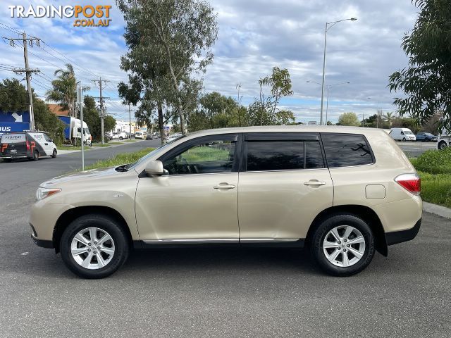 2013  TOYOTA KLUGER KX-R GSU40R MY12 WAGON