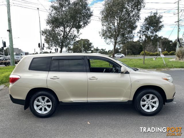 2013  TOYOTA KLUGER KX-R GSU40R MY12 WAGON