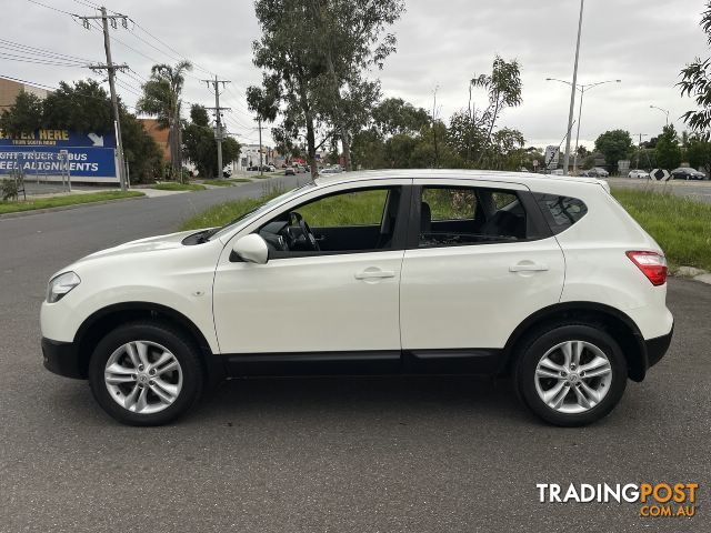 2013  NISSAN DUALIS ST Hatch X-tronic 2W J10W Series 4 MY13 HATCHBACK