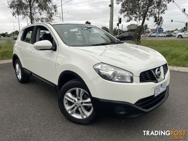 2013  NISSAN DUALIS ST Hatch X-tronic 2W J10W Series 4 MY13 HATCHBACK