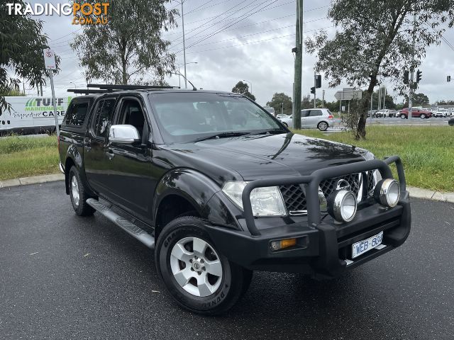 2008  NISSAN NAVARA ST-X DUAL CAB D40 UTILITY