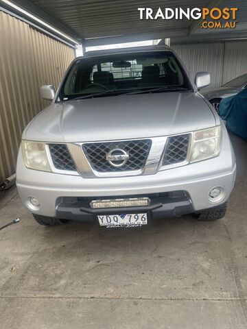 2010  NISSAN NAVARA ST-X King Cab D40 CAB CHASSIS