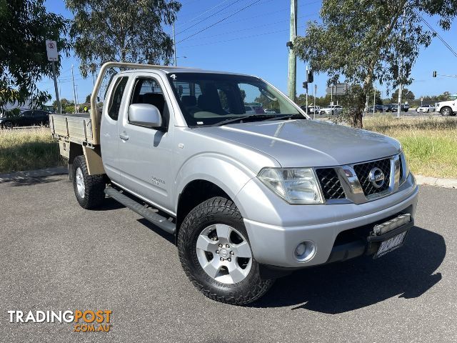 2010  NISSAN NAVARA ST-X King Cab D40 CAB CHASSIS