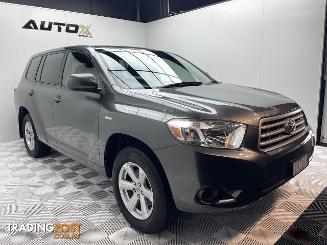 2009 TOYOTA KLUGER KX-R GSU40R WAGON