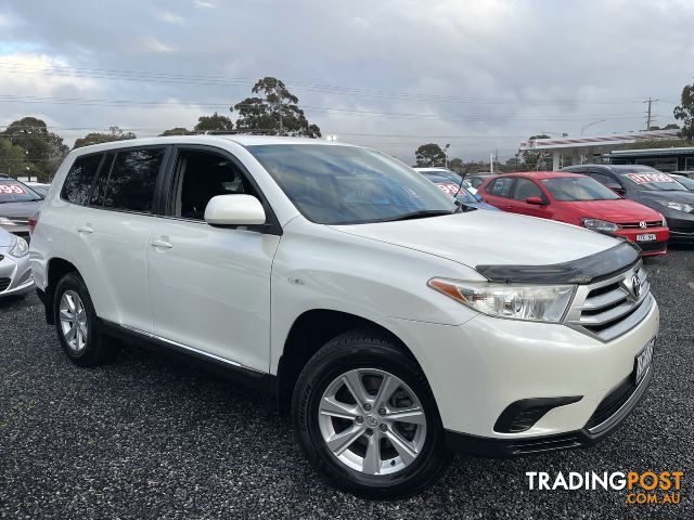 2013 TOYOTA KLUGER KX-R GSU40R MY12 WAGON