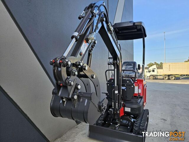 NEW UHI UME10P MINI EXCAVATOR WITH 9 ATTACHMENTS (WA ONLY)