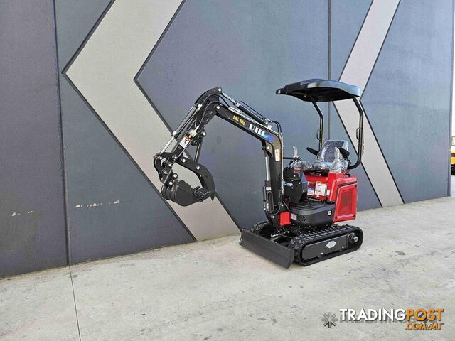 NEW UHI UME10P MINI EXCAVATOR WITH 9 ATTACHMENTS (WA ONLY)