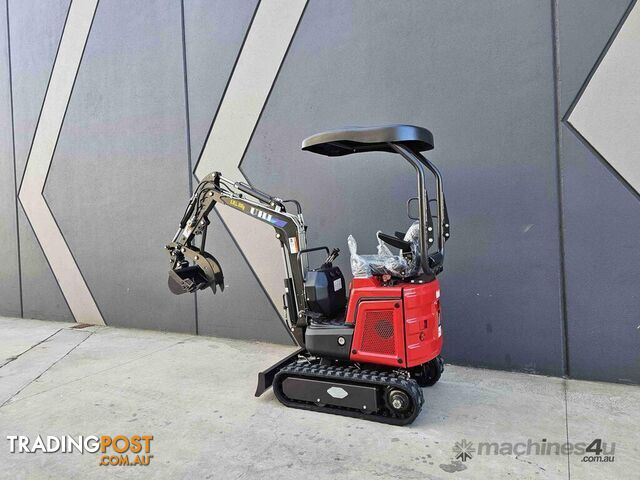 NEW UHI UME10P MINI EXCAVATOR WITH 9 ATTACHMENTS (WA ONLY)