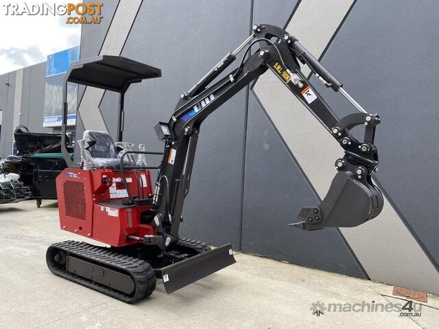 NEW UHI UME15P, 1.5T EXCAVATOR WITH 8 ATTACHMENTS (WA ONLY)