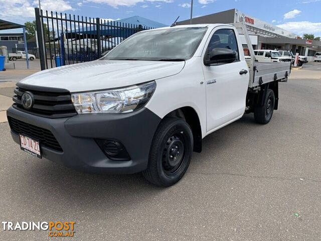 2019 TOYOTA HILUX WORKMATE 4X2 TGN121R CAB CHASSIS