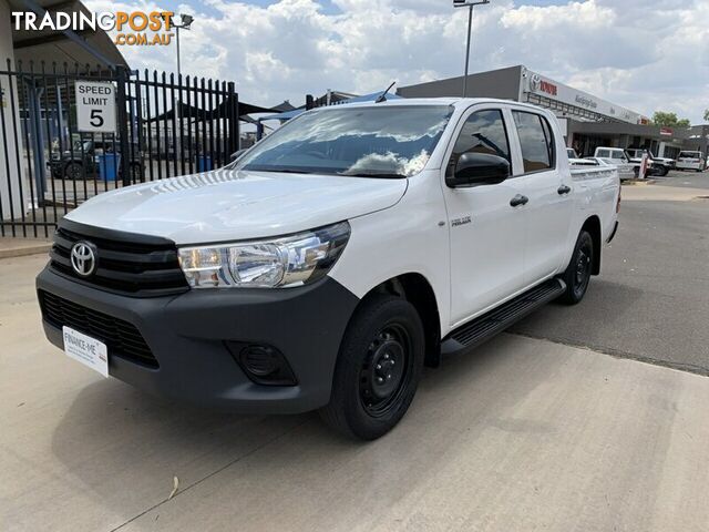 2017 TOYOTA HILUX WORKMATE DOUBLE CAB 4X2 TGN121R UTILITY