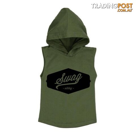 Swag All Day Sleeveless Hoodie