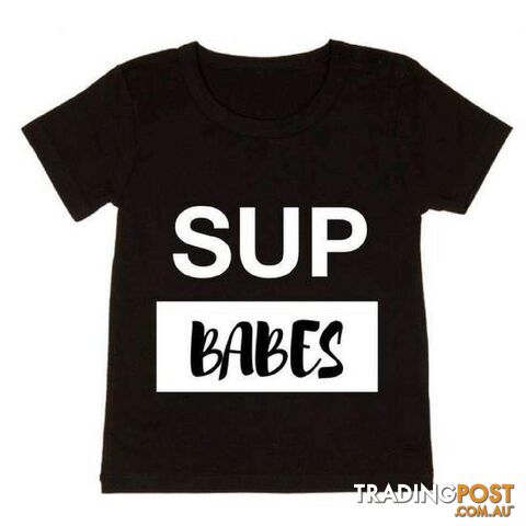SUP BABES TEE BLACK