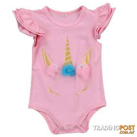 Ruffled Unicorn Romper