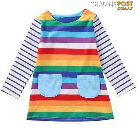 Rainbow Girls Dress