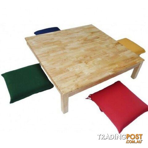 Square Low table and 4 cushions