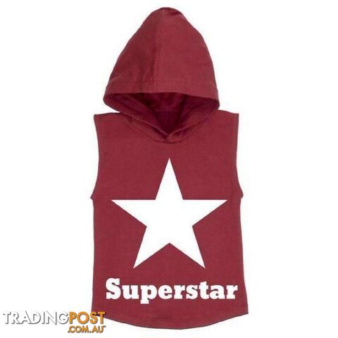 SUPERSTAR SLEEVELESS HOODIE