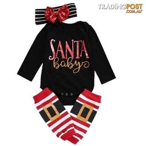 Santa Baby Romper Set