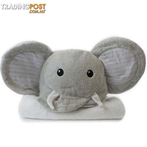 Zoo Animals 'Elephant' Novelty Hooded Bath Towel