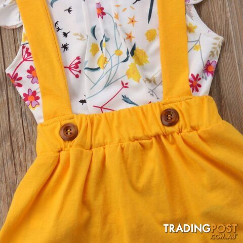 Yellow Overall Dress - photo 5 of 6