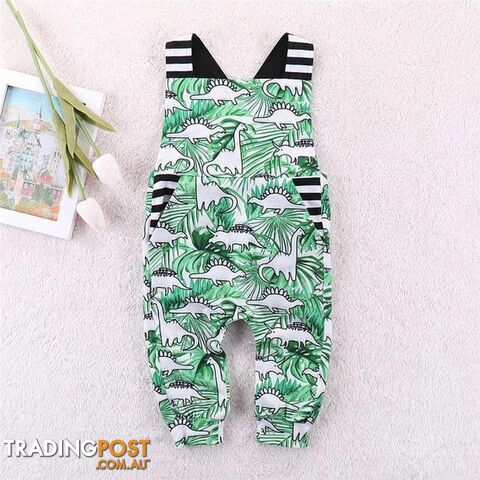 Sleeveless Dinosaur Romper