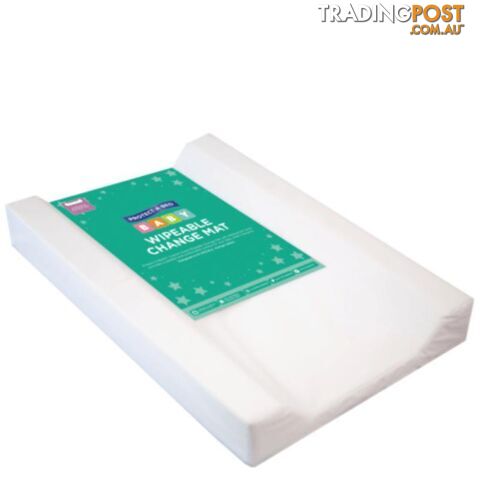 PVC Wipeable Change Mat with Cover - White