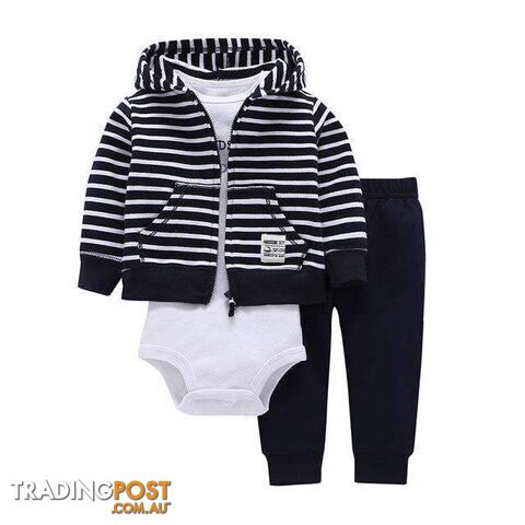 Navy Stripe Set