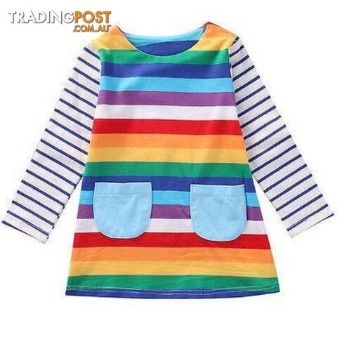 Rainbow Girls Dress