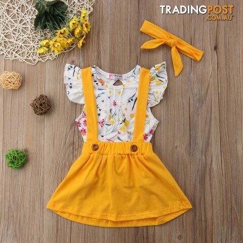 Yellow Overall Dress - photo 3 of 6
