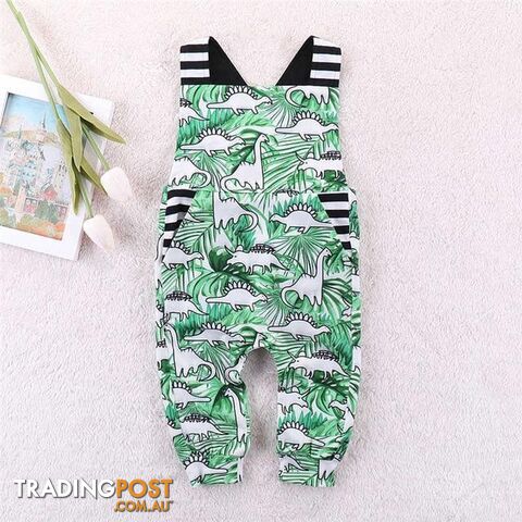 Sleeveless Dinosaur Romper
