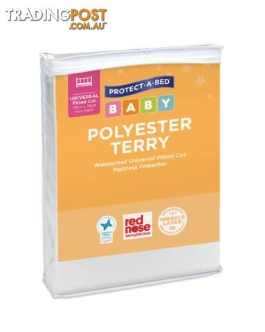 Polyester Terry Cot Mattress Protector, Universal Fitted