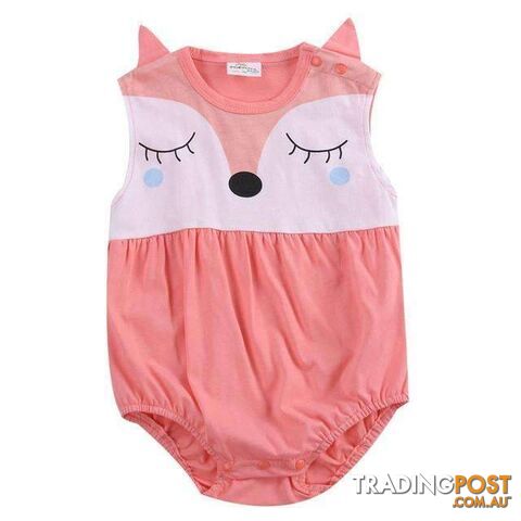 Sleepy Fox Romper