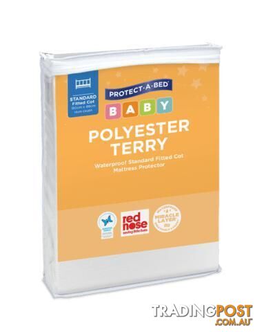 Polyester Terry Cot Mattress Protector, Standard Fitted