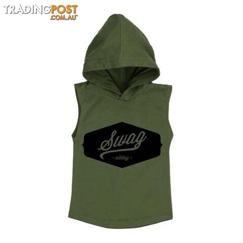 Swag All Day Sleeveless Hoodie