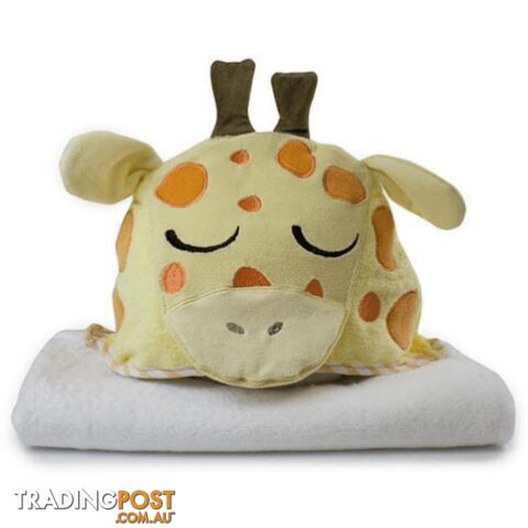 Zoo Animals 'Giraffe' Novelty Hooded Bath Towel